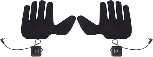 Miniatura 3 de Almohadilla térmica para guantes, ultrafina rápida, 2 unidades, 5 dedos, USB, calentada, almohadilla de 3 temperaturas, ajustable y eficiente para