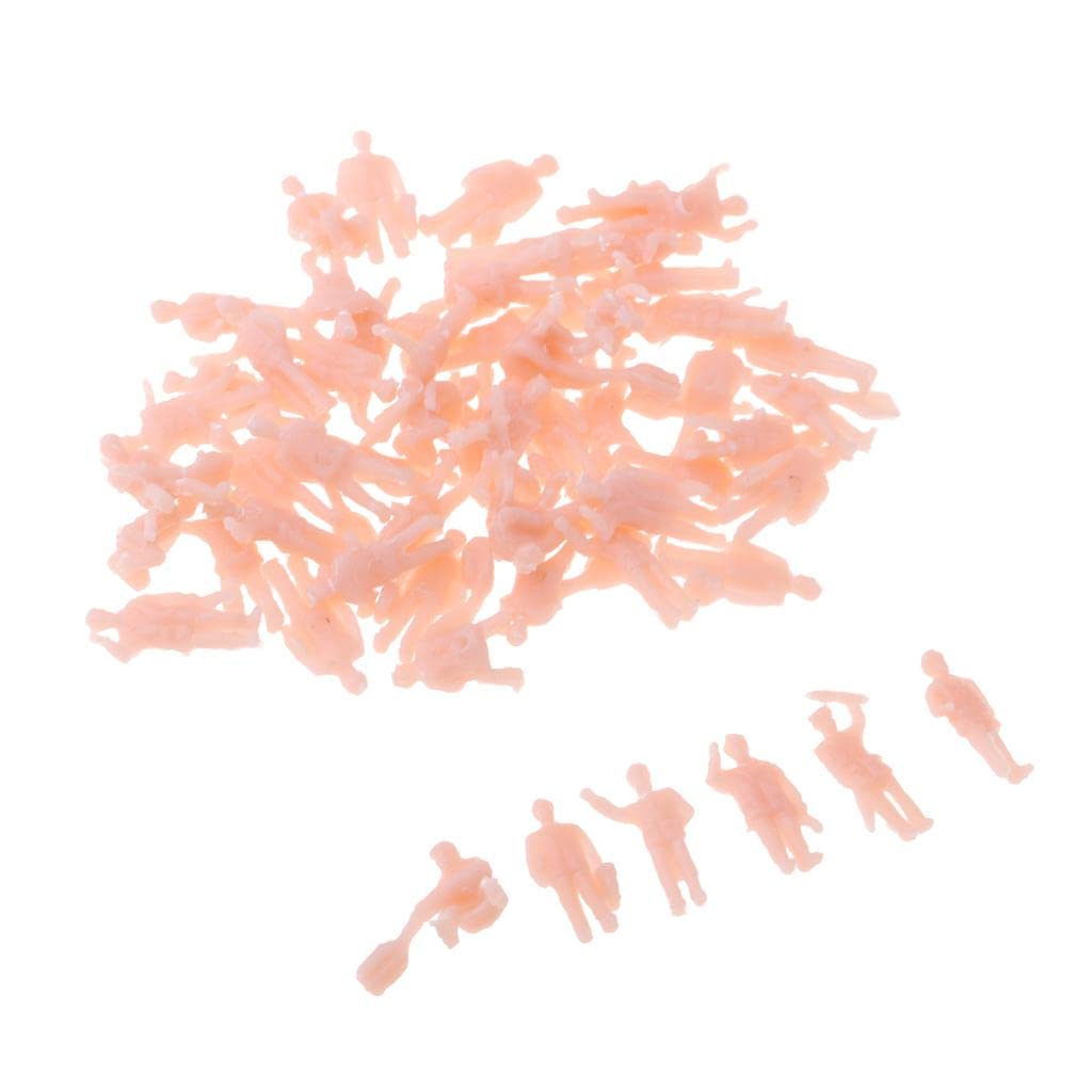 1/150 Scale Mini PVCWorker Action Figures Model Trians Miniatures N|Toys & Hobbies | Model Railroads & Trains | O Scale |Pack of 56 People Figures Model-picture-22