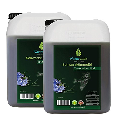 Nature Shéhérazade schwarzkümmelöl Einz elfutt ermittel Bidon de Cheval/Chien 6 L Cover