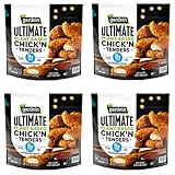Gardein Chick'n Tenders Plant-Based Ultimate - No Dairy Ingredients - Always Vegan - 15g Protein Per Serving - 4 Boxes (15.oz Each) - Ready Set Gourmet Donate a Meal Program