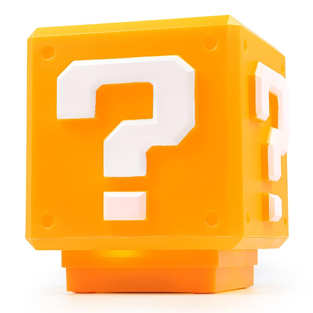 Rechargeable Night Light for Kids, Super Bros Nightlight with Game Sound, Christmas/Birthday Gifts for Ages 4-12+ Year Old Kids Boy Girl Tweens & Teens