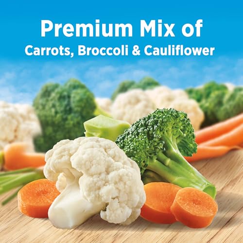 Birds Eye Steamfresh Carrots, Broccoli and Cauliflower, Convenient Frozen Vegetables, 10.8 OZ Bag - Thumbnail 3