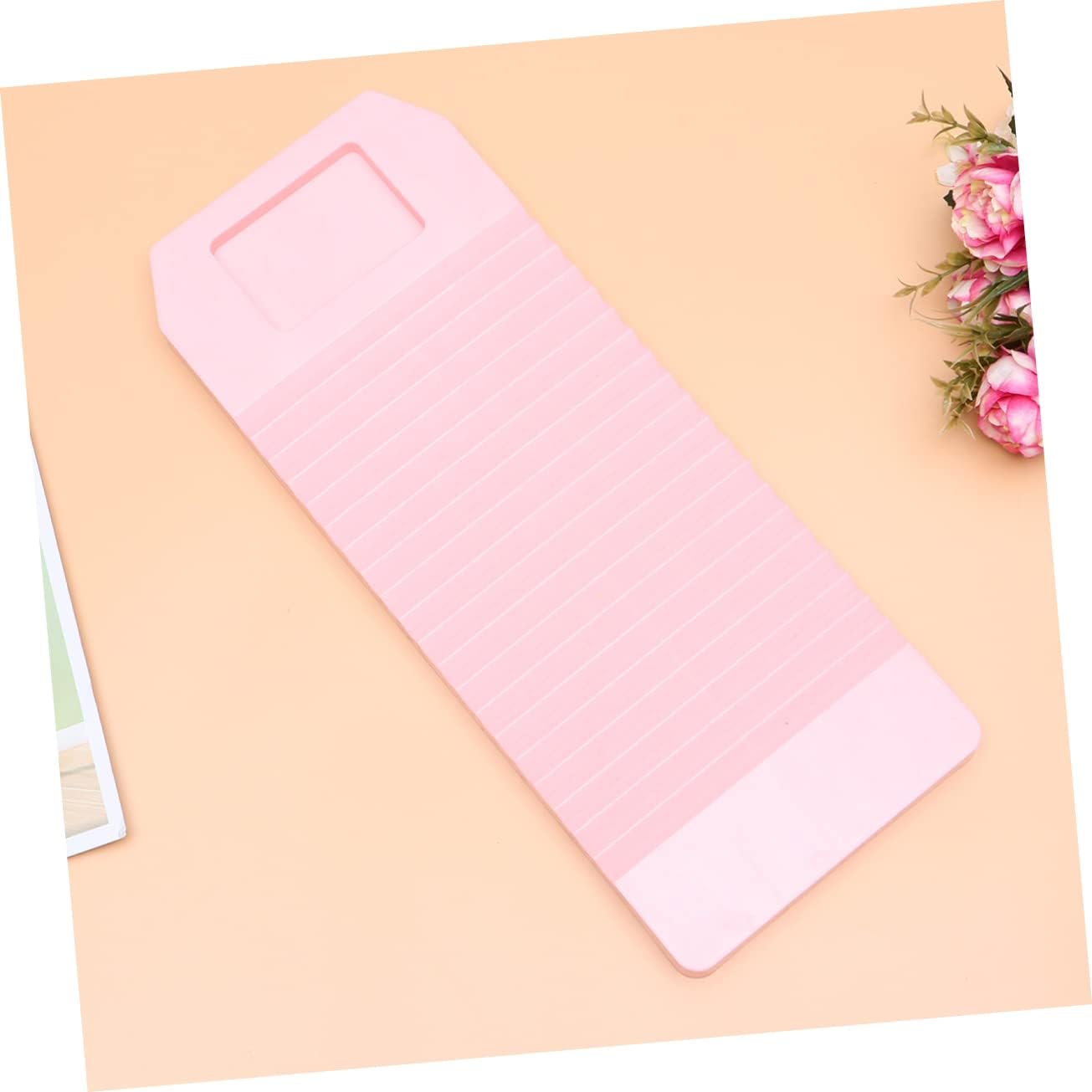 Washboard, Laundry Durable Plastic Compact Size for Travel Use Anywhere