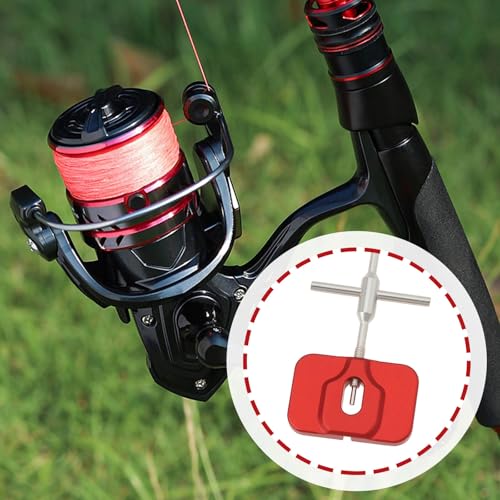 SG Store 1 kit d'outils de réparation de moulinet 90 x 13 mm/8 x 78 mm pour l'entretien du moulinet de pêche Rouge – vue 3
