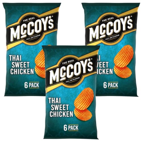 Crisps Pack Bundle With McCoys Thai Sweet Chicken 6x25g (3 Pack)