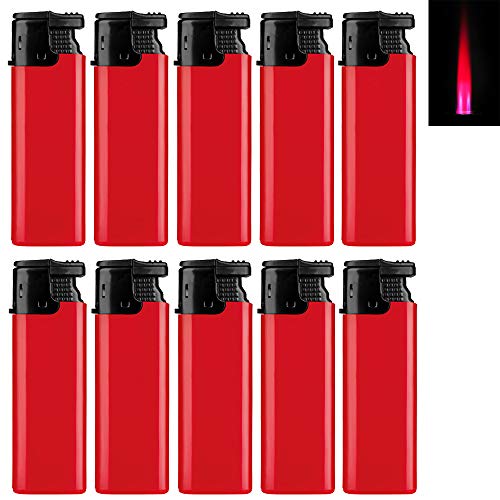 Sepilo Mechero turbo para exteriores (10 unidades), color rojo