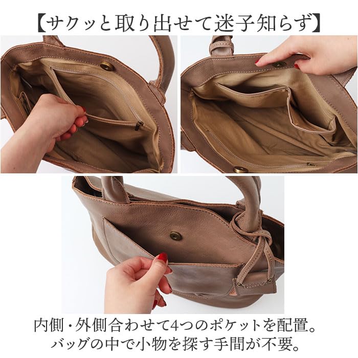 新品☆toleur/カウレザーフロントポッケトート キャメル トーラ toleur カウレザーフロントポケットトート （WI