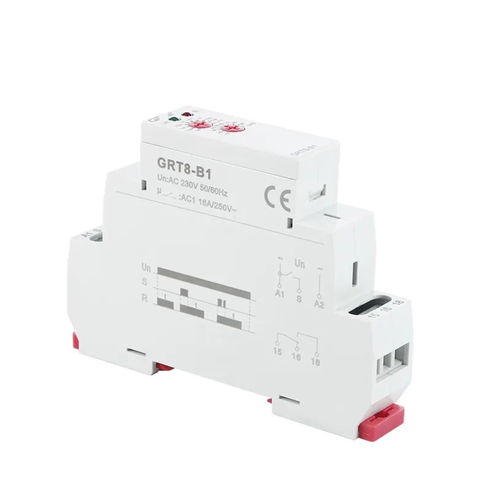 GRT8-B 16A AC230V AC230V lub AC/DC12-240V CE CB zatwierdzony 1 szt. (GRT8-Bt ACDC12-240V)