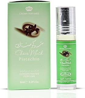 Ayat Perfumes – Aceite perfumado Choco Musk Pistachio – 6 ml – Perfume oriental gourmand – Pistacho, cacao, vainilla, ámbar – Unisex – Larga duración (Pistachio Oil)