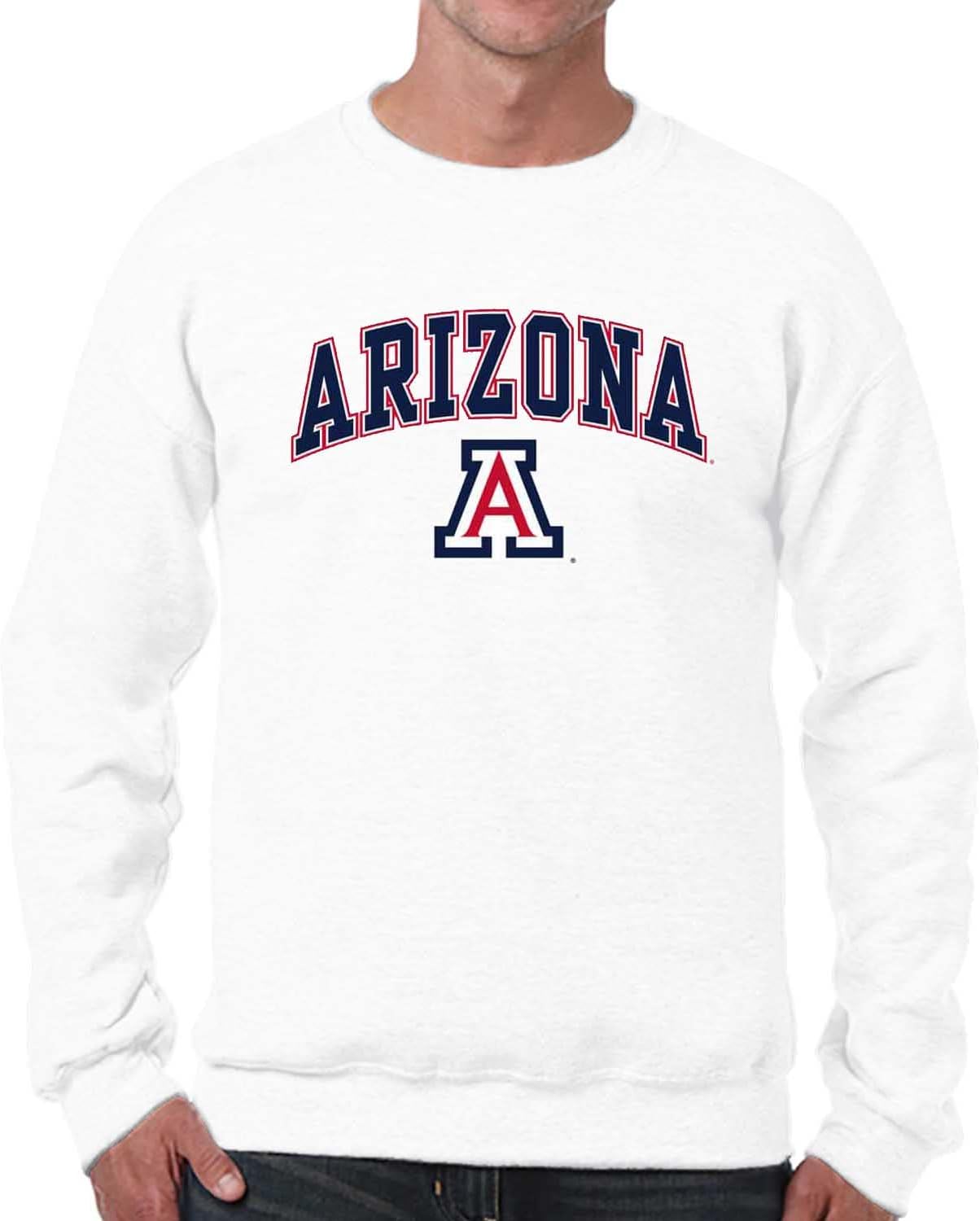 Nebraska Cornhuskers Crewneck Sweatshirt - Arch & Logo Game Day Pullover, Red, XX-Large