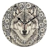 Vari scenari: il reloj de pared para sala è trattato con motivi squisiti, che possiede funzioni sia decorative che orologiere. È una buona decorazione da parete per soggiorno, bagno, camera da letto, cucina, ufficio, studio, sala riunioni.