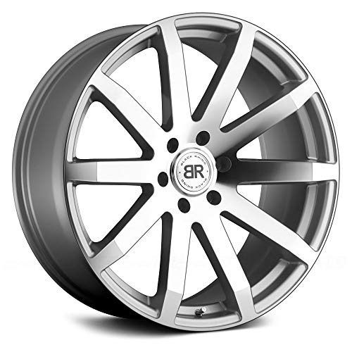 Black Rhino Traverse Wheel Rim Silver W/ Mirror Cut Face 20x9 5x150 25mm