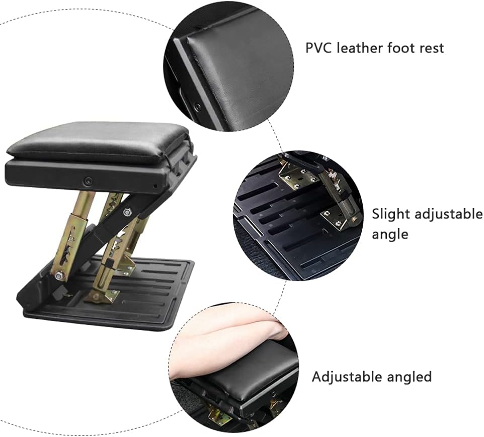 Adjustable Vehicle Footrest and Leg Supporter for Car Seats Portable Cushion for Enhanced Comfort During Travel Outdoor Use and Office Relaxation