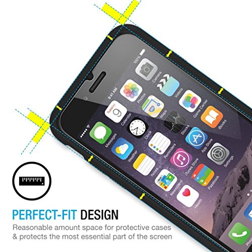 Kastar Iphone 6 Screen Protector (6-Pack), Premium Tempered Crystal Clear Glass Screen Protector For Apple Iphone 6 Iphone 6S 4.7" At&T, T-Mobile, Sprint, Verizon Smartphone #TOP1