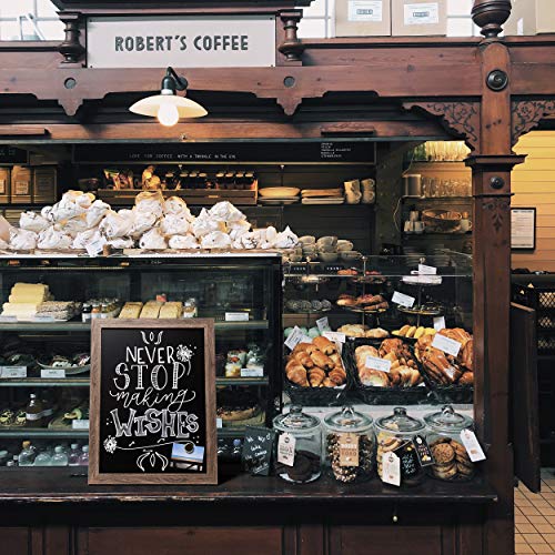 U Brands Magnetic Chalkboard, 18 X 24 Inches, Rustic Wood Frame (4550U00-01) #TOP3