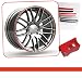 carstyling XXL Zierstreifen Wheel-Stripes für Autofelgen rot 5 mm x 10 m ~ schneller Versand innerhalb 24 Stunden ~