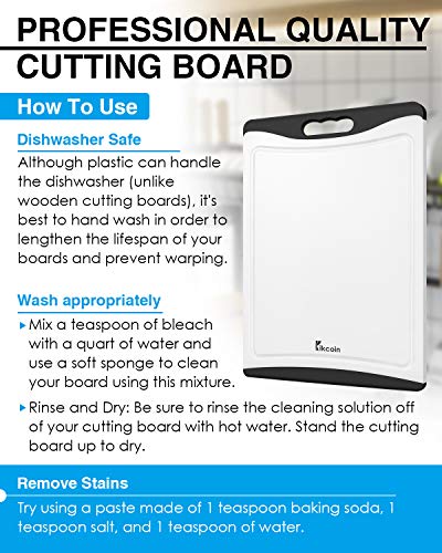 image for Extra Large Cutting Boards, Plastic Cutting Board for Kitchen Dishwash