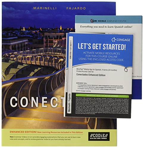 Conectados Communication Manuals + iLrn Language Learning Center, 4 Terms 24 Months Printed Access Card (Spanish Edition)