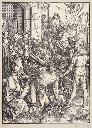 Cuadro El Porte de la Cruz Albrecht Dürer pintura famosa lienzo decoración 60x90