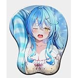 ふわふわ可愛いアニメ風おっぱいマウスパッド | キャラクター風ぷにぷにクッション付き手首サポートリストレスト | 滑り止め加工＆耐久性 人間工学設計・疲労軽減・快適操作 | ソフトタッチ素材 | オフィス・テレワーク・ゲーミング対応 | 推しキャラ癒し系デスクアクセサリー | プレゼント・ギフトにも最適