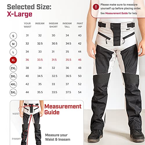 Mesh Motorcycle Pants For Men-Enduro Motocross Dual Sport Motorcycle Pants-Ce Armor Offroad Motorcycle Riding Pants #TOP1