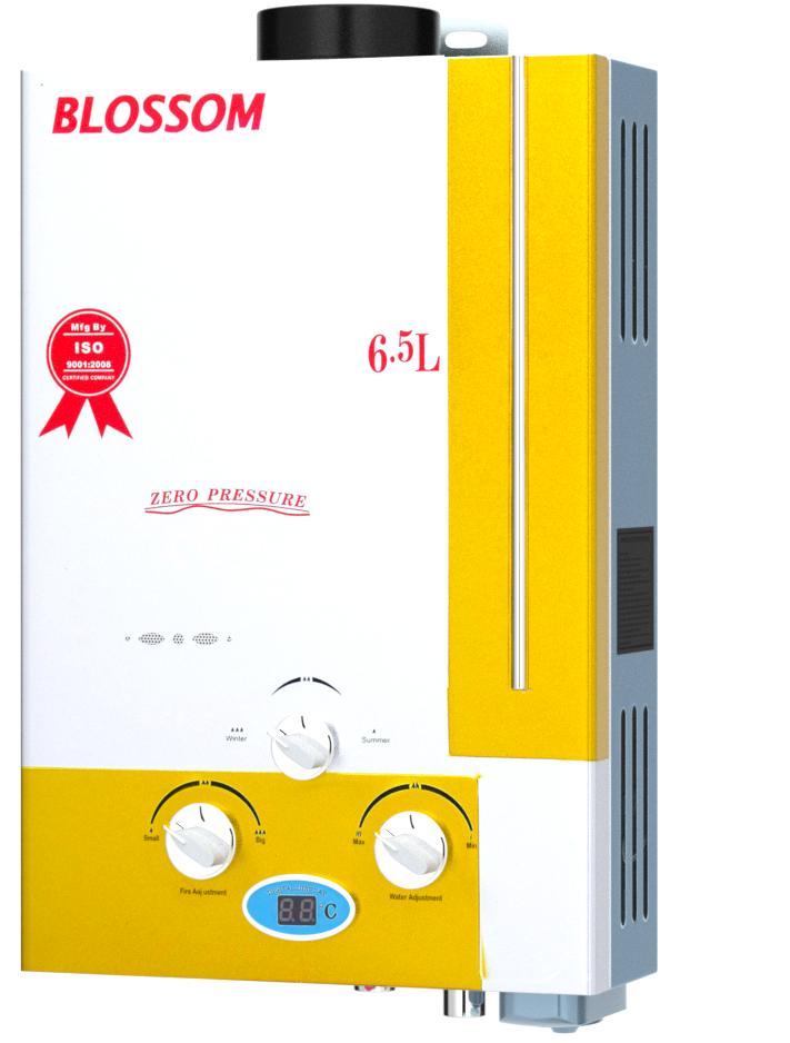 Buy Blossom ISI Certified Gas Water Heater - 6.5L per minute, Powder Coated  Body - C Online at Low Prices in India - Amazon.in