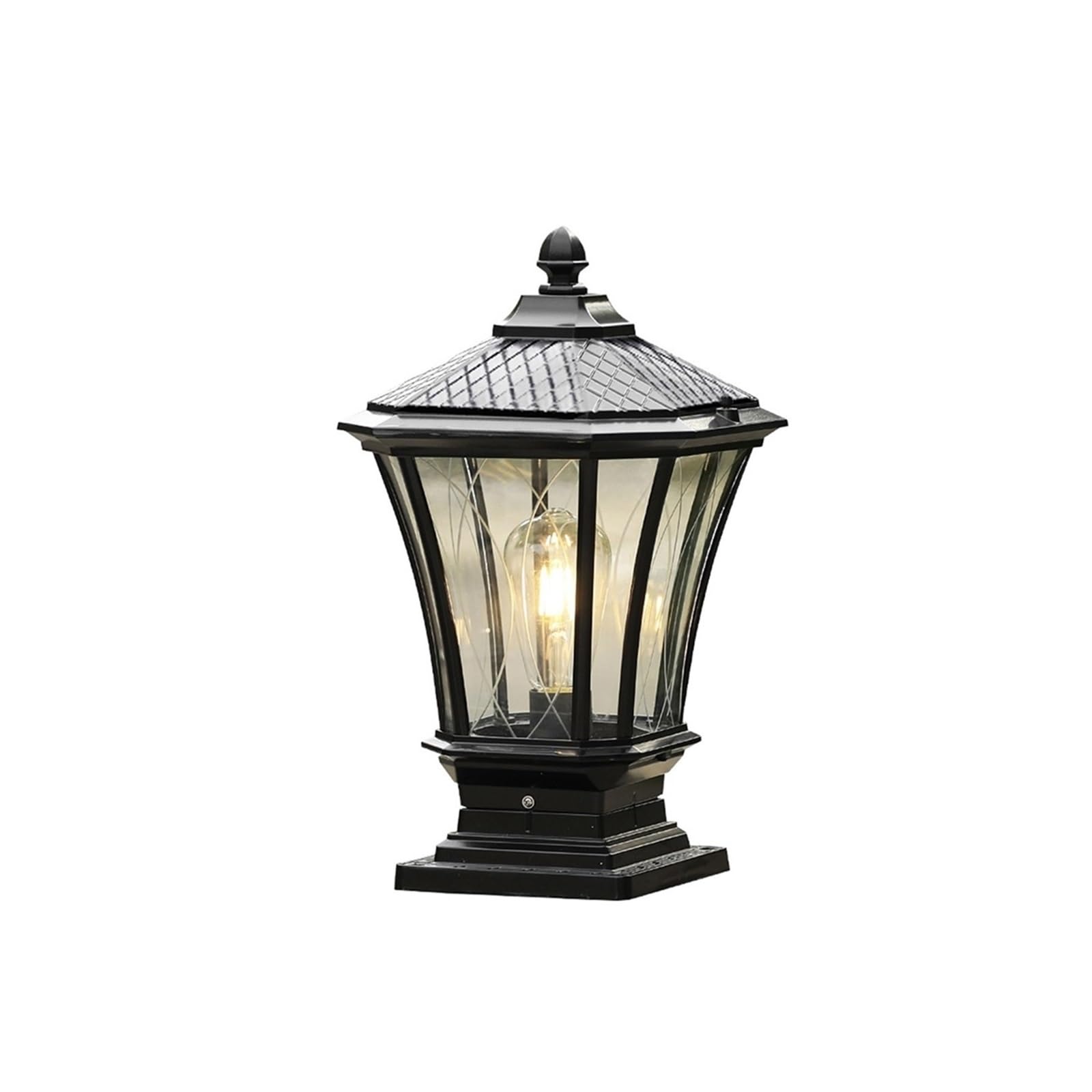 TRDEWR Outdoor Garden Fence Park Pillar Light Landscape Villa Column Lamps Patio Pathway Lawn Post Efficiently Utilize Sunlight