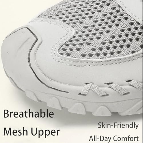 Zenfaze Orthopedic Shoes for Men, 2025 Slip on Orthopedic Hiking Shoes, Breathable Mesh Arch Support All-Day Comfort4