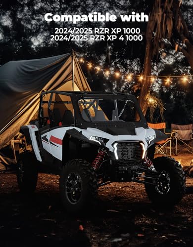 Image of KEMIMOTO UTV Accent Lights Fang Lights Waterproof LED IP65 | Compatible with 2024 /2025+ Polaris RZR XP 1000 /4 IP65 Fang Turn Signal Street Light 2PCS, Plug and Play