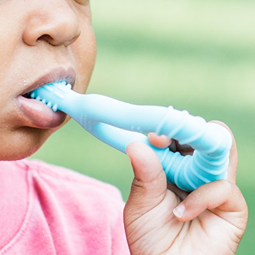 Green Sprouts Molar Teether Made From Silicone | Soothes & Massages Baby's Molar Gums & Teeth | Soft, Flexible Silicone Eases Pain, Easy To Hold, Gum, & Chew, 1 Count (Pack Of 1) #TOP3