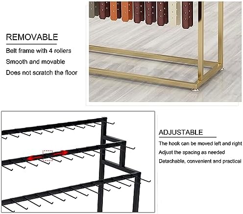 Adjustable Belt Hanger Display Stand | Space-Saving Organizer for Ties, Scarves, Jewelry, Keyrings, Hats, Socks & Toys | Versatile Multi-Functional Storage Solution for Home & Closet