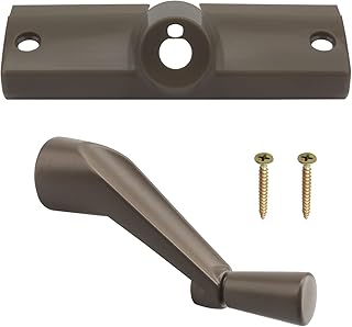 Window Crank Handle and Window Well Cover for Andersen Window Crank Replacement Parts Operator Handle and Cover,Stone,with Screws(1978-1995)