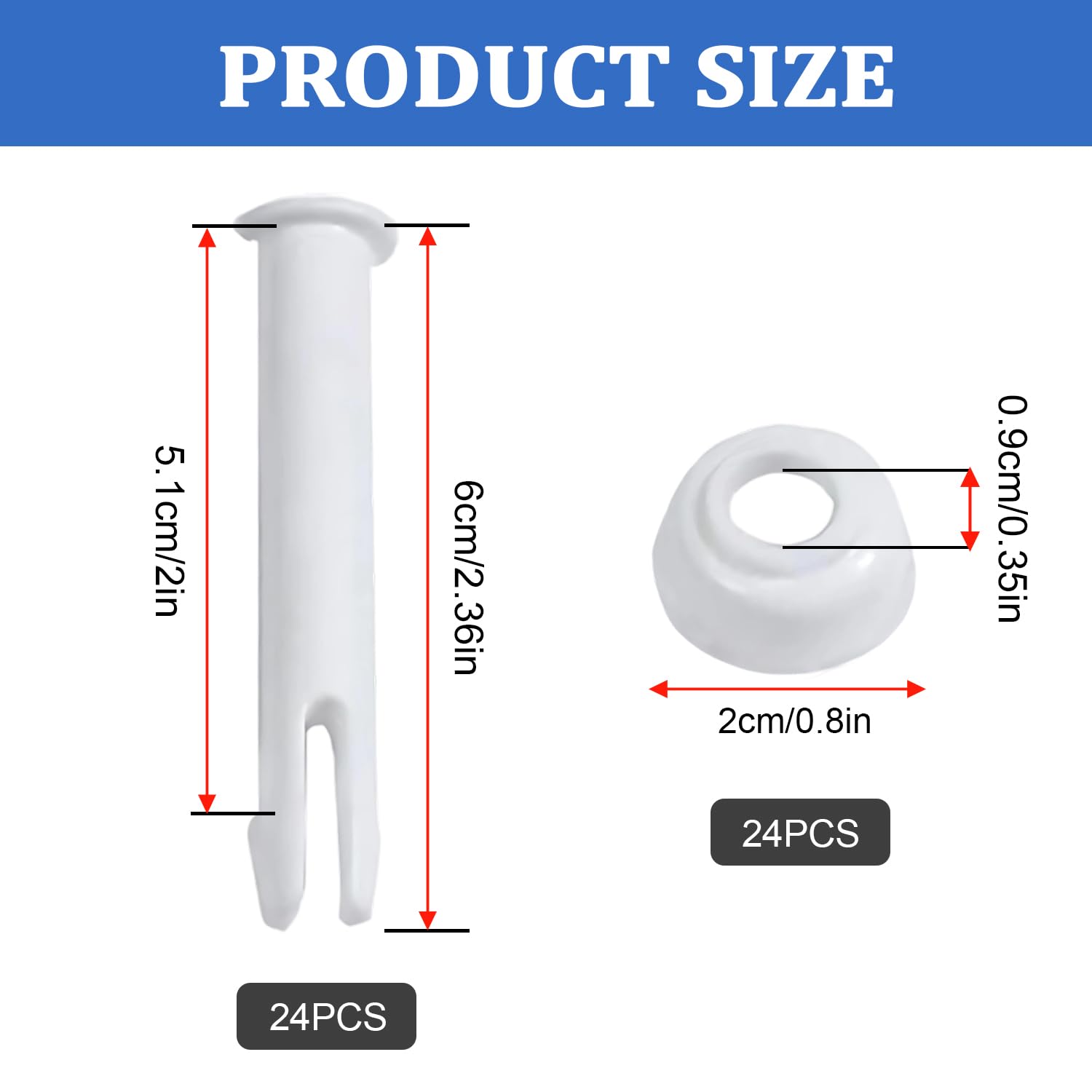 Lot De 6 Goupilles Et Joints De Rechange P61796 Pour Piscines