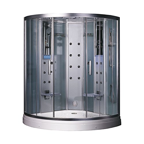 EAGO Dampfdusche DZ938F3 silber/ 150×150