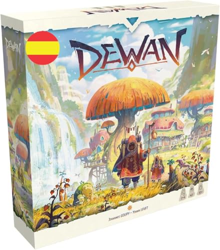 Asmodee, Dewan, Juego de Mesa estratégico, colocación y Conquista, Tablero Modular, de 2 a 4 Jugadores, a Partir de 10 años, 40 min, español