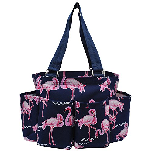 Flamingo NGIL Small Zippered Caddy Organizer Tote Bag2