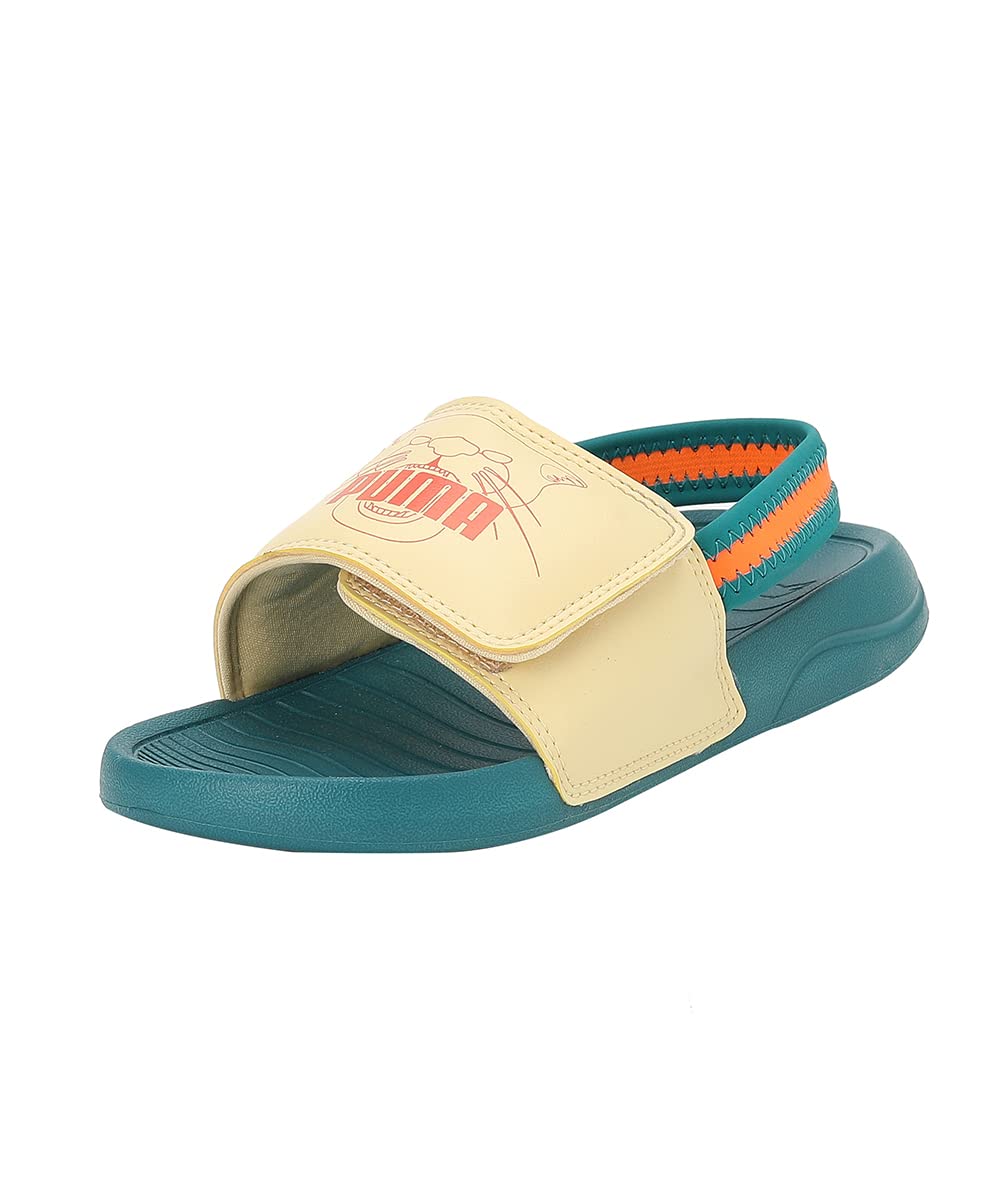 Puma Unisex-Kid Popcat 20 Backstrap V1 AC PS Green Lagoon-Light Straw-Ultra Orange Slide - 13UK (39185102) (B0BVMHHS77) Amazon Price History, Amazon Price Tracker