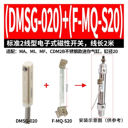 Sensor de proximidad magnético CS1-JFUGS d-a93 para posicionamiento de cilindro 2