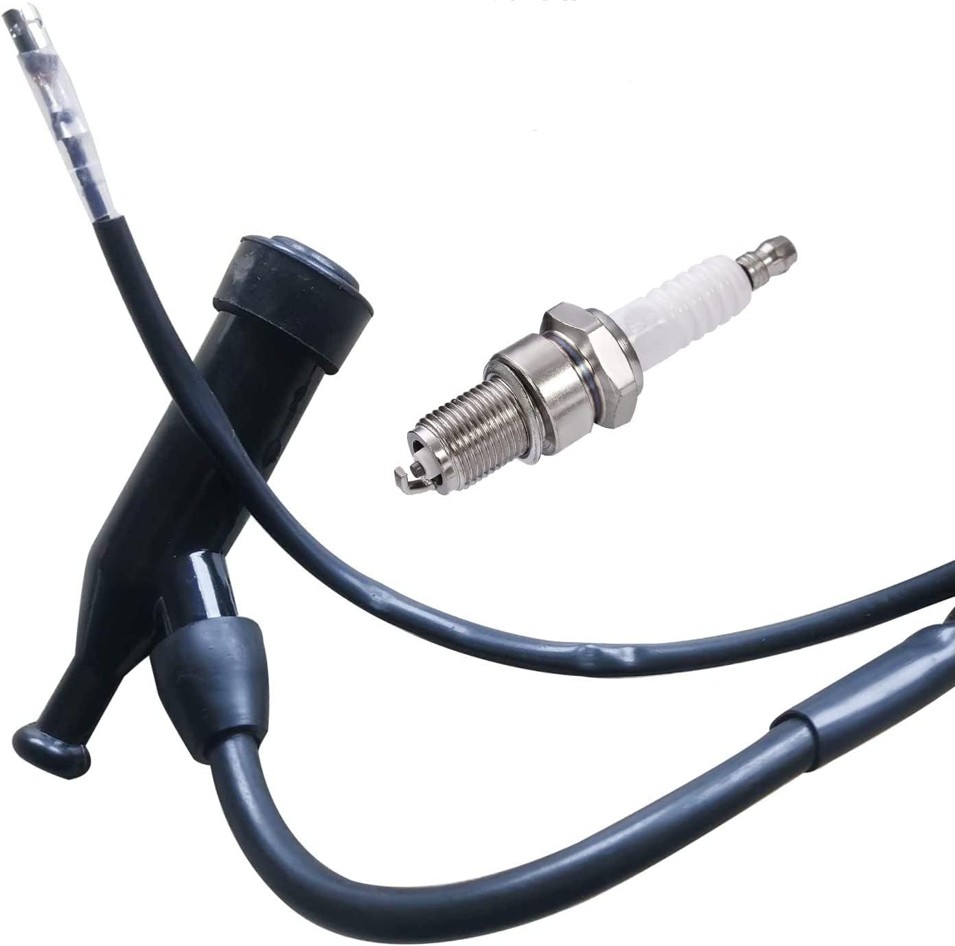 Ignition Coil Spark Plug Replacement Fit for Champion Power 196cc 6.5HP 3500 4000 Watt Gasoline Engine Generator