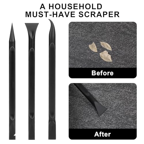 Crevice Cleaning Tool, 9 PCS Carbon Fiber Plastic Scraper Tool Car Detailing Brush Set Non-scratch Multi-purpose Scraper for Clean Small Narrow Spaces and Gaps, Remove Stickers Labels Oil Stains Dirt by Mozeat Lens - Used condition - Image 7