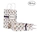 Produktbild BESTOYARD 10 Stücke Halloween Papiertüte Handtasche Spiderwebs Muster Süßigkeitstasche Geburtstag Gastgeschenke und Geschenke (Typ 1)