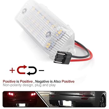 Amazon.com: 2Pcs LED License Plate Lights Number Lamp for