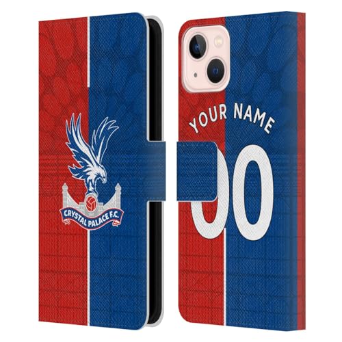 Coque iPhone 13 Crystal Palace FC en cuir pour supporter au stade et en ville