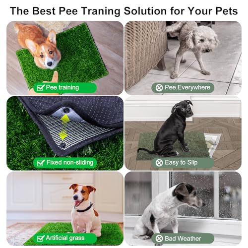 Peepadsfordogswithfakegrass27x21indoorartificialgrassfordogspottylawnpeepadsfordoggiewashablereusableandlawnforreplacementpuppytraininglitterboxforoutdoorpatio Urban Country Home Decor Pee pads for dogs with fake grass 27 x 21 indoor artificial grass for dogs potty lawn pee pads for doggie washable reusable and lawn for replacement puppy training litter box for outdoor patio urban country home decor