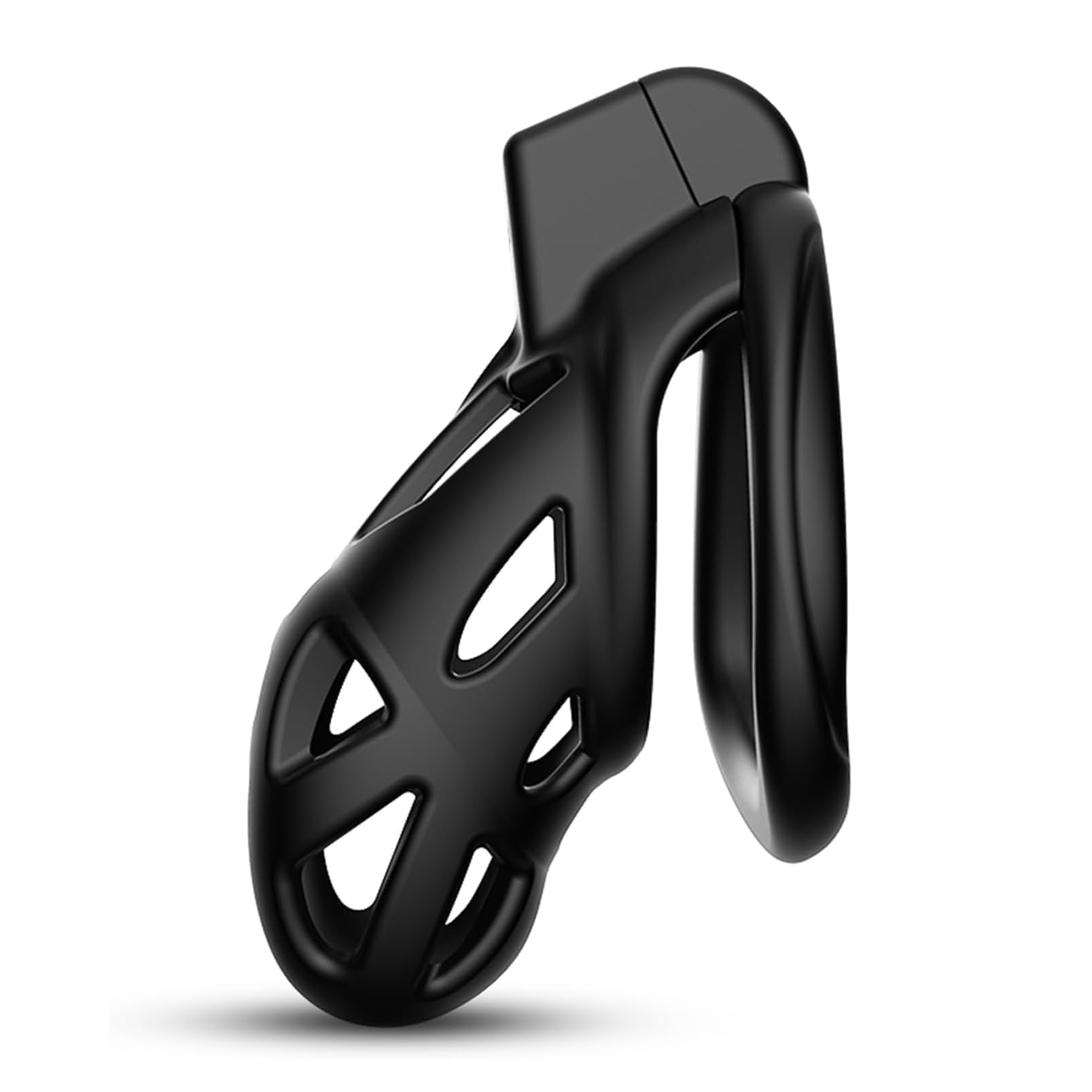 Juego de Jaula para el Pene con 3 Cockrings de Diferentes Tamaños Jaula de Castidad Transpirable BDSM Bondage SM Juego Juguetes Sexuales para Hombres y Parejas (XS)