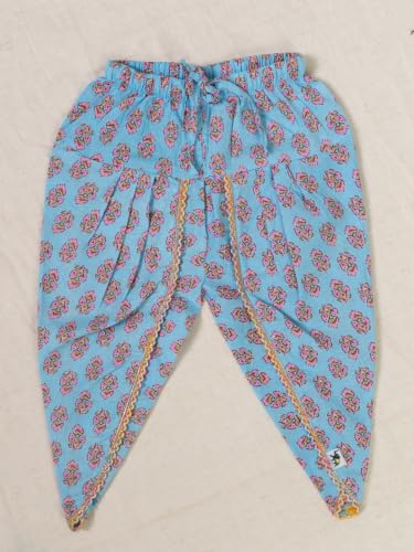 Image of POLKA TOTS Girls Cotton Kurta Dhoti Set | Traditional Ethnic Wear for Kids Girls | Festival Dress for Diwali Navratri Pooja Wedding Party | Indian Traditional Outfit for Girls | 6 Months - 8 Years