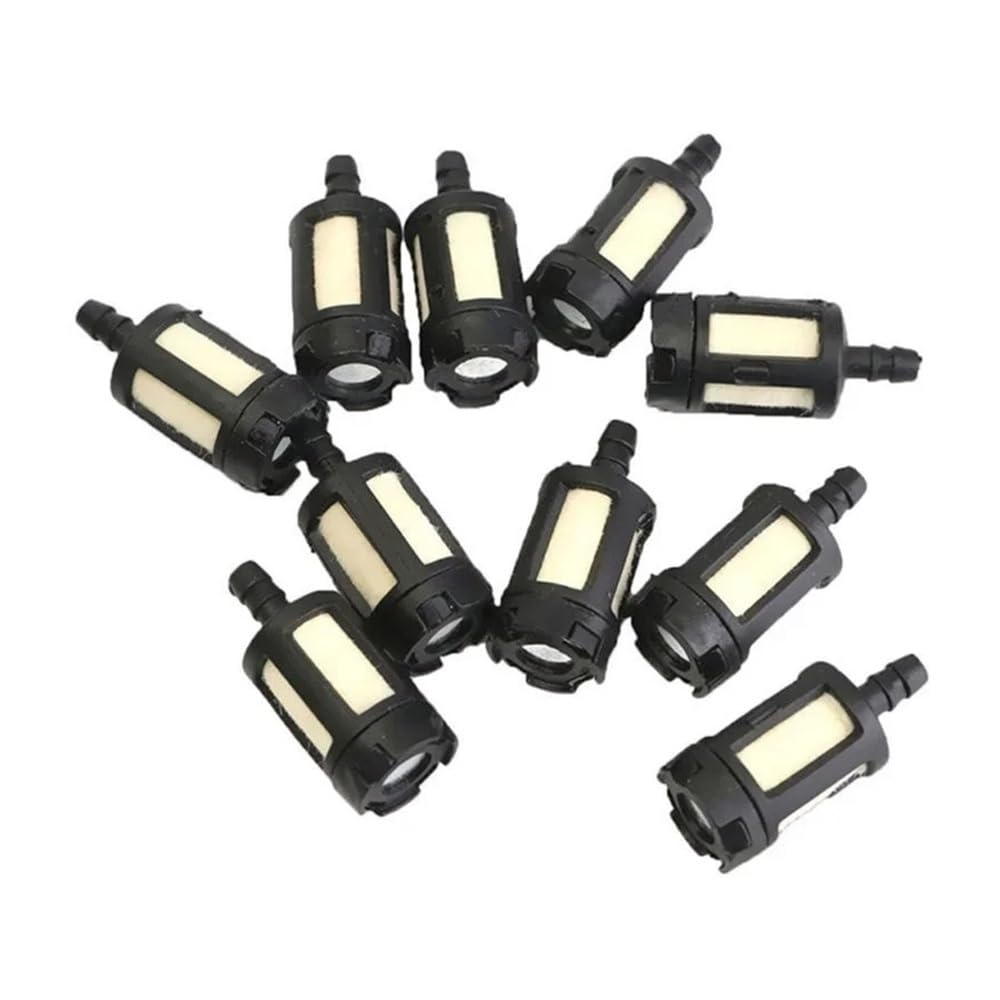 Lot de 10 filtres à carburant pour tronçonneuse essence thermique