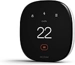ecobee Nouveau Thermostat Intelligent Amélioré - Thermostat Wi-Fi Programmable - Compatible avec Siri, Alexa, Google Assistant - Certifié Énergie Star - Maison Intelligente