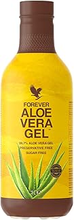 Forever Aloe Vera Gel (1 Liter Saft zum trinken), 100% pures zertifiziertes Aloe Vera Gel, zuckerfrei, ohne Zusatz von Kon...