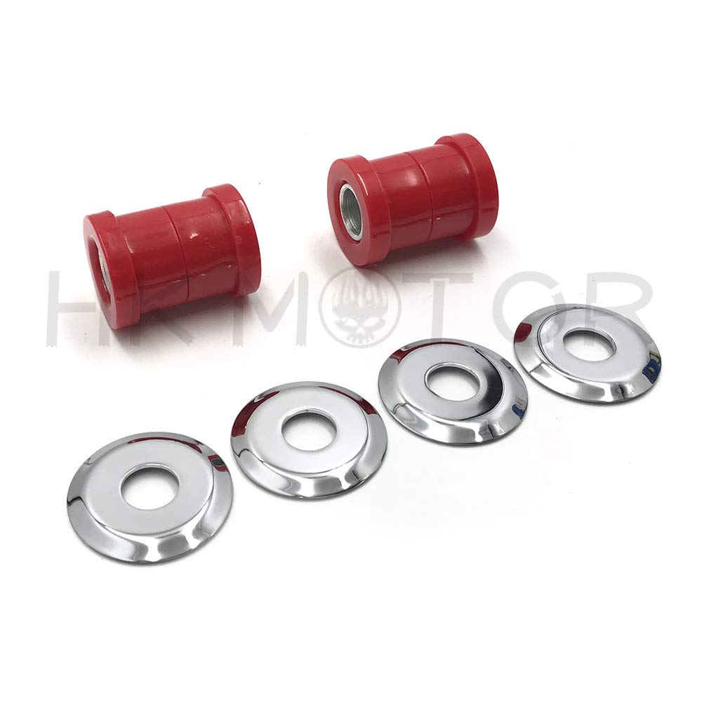 HONGK- Alloy Art Heavy-Duty TPU Handlebar Riser Bushings #HD-2 Compatible with H-D [B07LFBDQMZ]